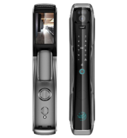 Tuya WiFi Smart Lock i13 with 3D Facial Recognition, Fingerprint, Password, Card, Mobile App, Mechanical Key, Aluminum Panel, Remote Unlock